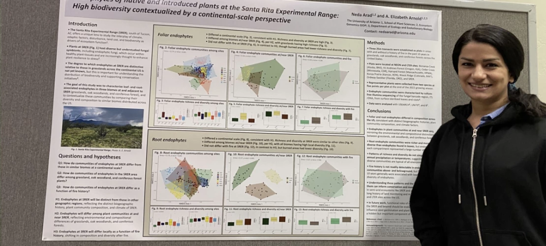 Neda Arad, a student at the School of Plant Sciences