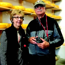 Sue and Keith Anderson pose for a portrait