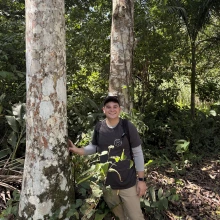 Emmett in the rainforest